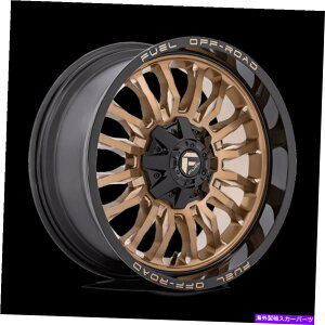 �z�C�[���@4�{�Z�b�g 20x10�R���I�t���[�hD797�A�[�N�u�����Y�u���b�N���b�v�z�C�[��8x170�i-18mm�j�Z�b�g4 20x10 Fuel Off-Road D797 Arc Bronze Black Lip Wheels 8x170 (-18mm) Set of 4�y���s�A���i�z