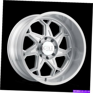 �z�C�[���@4�{�Z�b�g 20x12�J���I�t���[�h�Z�u���t�H�[���h�u���V���������N���A�O���X�z�C�[��6x5.5�i-51mm�j�Z�b�g4 20x12 CALI OFF-ROAD Sevenfold Brushed Clear Gloss Wheels 6x5.5 (-51mm) Set of 4�y���s�A���i