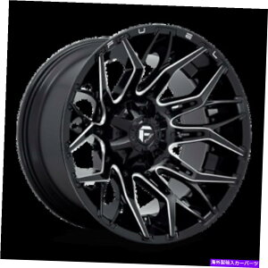�z�C�[���@4�{�Z�b�g 22x12 Fuel 1PC D769 Twitch����̂��鍕���~���h�z�C�[��8x180�i-44mm�j�Z�b�g4 22x12 Fuel 1PC D769 TWITCH Glossy Black Milled Wheels 8x180 (-44mm) Set of 4�y���s�A���i�z
