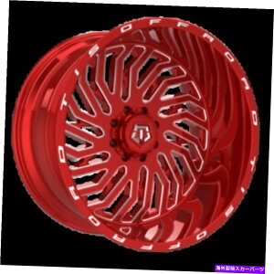 zC[@4{Zbg 22x12 tis 561RMԂӃzC[6x135i-44mmjZbg4 22x12 TIS 561RM Red Milled Wheels 6x135 (-44mm) Set of 4