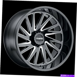 zC[@4{Zbg 24x14 Tuff T2a Gloss BlackMilled Directional Wheels 8x6.5i-72mmjZbg4 24x14 Tuff T2A Gloss Black & Milled DIRECTIONAL Wheels 8x6.5 (-72mm) Set of 4