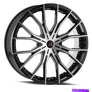 zC[@4{Zbg 26x9.5 Cavallo Clv-36 Gloss BlackMachined Wheels 5x115/5x5.5i18mmjZbg4 26x9.5 Cavallo CLV-36 Gloss Black & Machined Wheels 5x115/5x5.5 (18mm) Set of 4