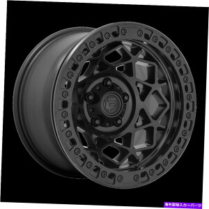 �z�C�[���@4�{�Z�b�g 17x9�R��D120���j�b�g�r�[�h���b�N�u���b�N�A�E�g�z�C�[��6x5.5�i-15mm�j�Z�b�g4 17x9 Fuel D120 Unit Beadlock Blackout Wheels 6x5.5 (-15mm) Set of 4�y���s�A���i�z