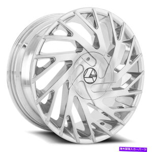 ホイール 4本セット 22x8.5 Azara Aza-505 Nano Chrome Wheels 5x110/5x4.5(38mm)セット4 22x8.5 Azara AZA-505 Nano Chrome Wheels 5x110/5x4.5 (38mm) Set of 4