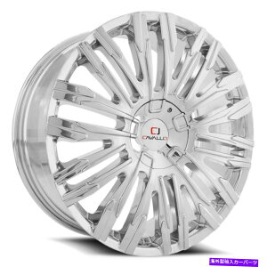 ホイール 4本セット 22x8.5 Cavallo Clv-28 Nano Chrome Wheels 5x4.5/5x120(38mm)セット4 22x8.5 Cavallo CLV-28 Nano Chrome Wheels 5x4.5/5x120 (38mm) Set of 4