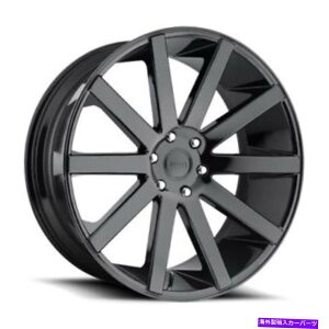 �z�C�[���@4�{�Z�b�g 24x10 S219�_�u�V���b�g�J���O���X�u���b�N�z�C�[��6x5.5�i20mm�j�Z�b�g4�̃Z�b�g 24x10 S219 Dub Shot Calla Gloss Black Wheels 6x5.5 (20mm) Set of 4�y���s�A���i�z