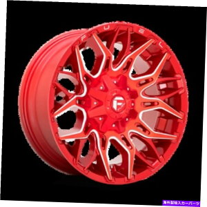 zC[@4{Zbg 22x12 Fuel 1PC D771 Twitch Candy Red Milled Wheels 8x180i-44mmjZbg4̃Zbg 22x12 Fuel 1PC D771 TWITCH Candy Red Milled Wheels 8x180 (-44mm) Set of 4