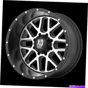 �z�C�[���@4�{�Z�b�g 22x12 XD�V���[�YXD820�T�e���u���b�N�@�B���H�t�F�C�X�z�C�[��8x170�i-44mm�j�Z�b�g4 22x12 XD Series XD820 Satin Black Machined Face Wheels 8x170 (-44mm) Set of 4�y���s�A���i�z