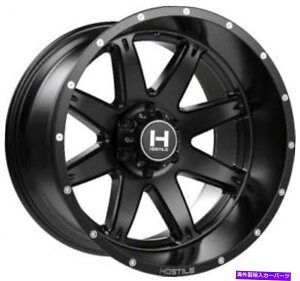 �z�C�[���@4�{�Z�b�g 22x10�G�ΓIH109�A���t�@�A�X�t�@���g�i�T�e���u���b�N�j�z�C�[��6x135�i-25mm�j�Z�b�g4 22x10 Hostile H109 Alpha Asphalt (Satin Black) Wheels 6x135 (-25mm) Set of 4�y���s�A���i�z