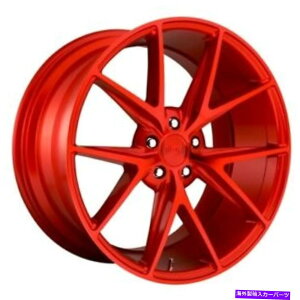 �z�C�[���@4�{�Z�b�g 20x10 M186�j�b�`�~�T�m�O���X���b�h�z�C�[��5x120�i40mm�j�Z�b�g4�̃Z�b�g 20x10 M186 Niche Misano Gloss Red Wheels 5x120 (40mm) Set of 4�y���s�A���i�z