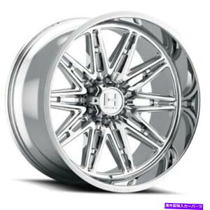 zC[@4{Zbg 22x12GΓIH126}jAbNA[}[bLiNjzC[6x5.5i-44mmjZbg4 22x12 Hostile H126 Maniac Armor Plated (Chrome) Wheels 6x5.5 (-44mm) Set of 4