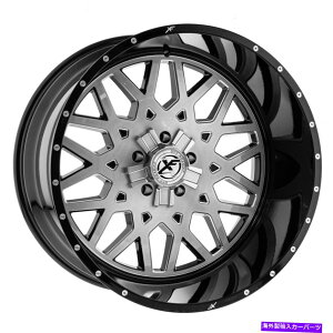 �z�C�[���@4�{�Z�b�g 24x12 xfx flow xfx-307�O���X�u���b�N�u���V�z�C�[��5x5/5x5.5�i-44mm�j�Z�b�g4 24x12 XFX Flow XFX-307 Gloss Black Brushed Wheels 5x5/5x5.5 (-44mm) Set of 4�y���s�A���i�z