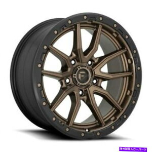 �z�C�[���@4�{�Z�b�g 20x10 Fuel D681 Rebel Matte�u�����Y�u���b�N�r�[�Y�����O�z�C�[��5x5�i-18mm�j�Z�b�g4�Z�b�g 20x10 Fuel D681 Rebel Matte Bronze Black Bead Ring Wheels 5x5 (-18mm) Set of 4
