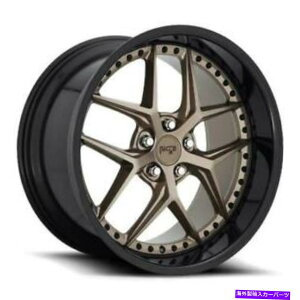 ホイール 4本セット 20x10.5 M227ニッチバイスブロンズw/ブラックリップホイール5x4.5(40mm)セット4のセット 20x10.5 M227 Niche Vice Bronze W/Black Lip Wheels 5x4.5 (40mm) Set of 4