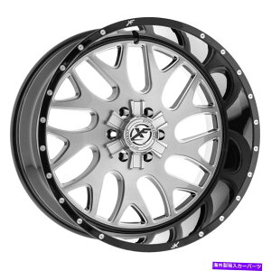 �z�C�[���@4�{�Z�b�g 24x12 xfx flow xfx-301�u���V�t�������z�C�[��5x5/5x5.5�i-44mm�j�Z�b�g4 24x12 XFX Flow XFX-301 Brushed Milled Wheels 5x5/5x5.5 (-44mm) Set of 4�y���s�A���i�z