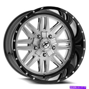 �z�C�[���@4�{�Z�b�g 24x12 xfx flow xfx-303�u���V�t�������z�C�[��5x5/5x5.5�i-44mm�j�Z�b�g4 24x12 XFX Flow XFX-303 Brushed Milled Wheels 5x5/5x5.5 (-44mm) Set of 4�y���s�A���i�z
