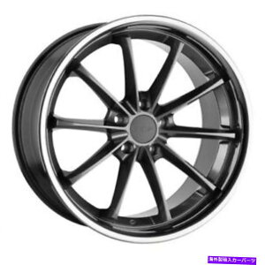 �z�C�[���@4�{�Z�b�g 20x10 TSW�X�C�[�v�O���X�K�����^��w/�X�e�����X���b�v�z�C�[��5x4.5�i25mm�j�Z�b�g4 20x10 TSW Sweep Gloss Gunmetal W/Stainless Lip Wheels 5x4.5 (25mm) Set of 4�y���s�A���i�z