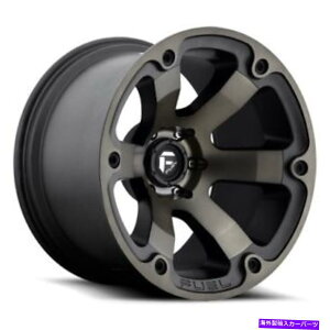 zC[@4{Zbg 20x10 D564 Fuel Beast Matte BlackMachined Wheels 5x5i-18mmjZbg4̃Zbg 20x10 D564 Fuel Beast Matte Black & Machined Wheels 5x5 (-18mm) Set of 4