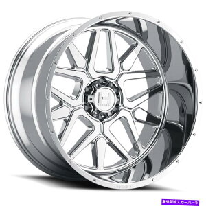 zC[@4{Zbg 22x10GΓIH128fBAuA[}[bLiNjzC[6x5.5i-25mmjZbg4 22x10 Hostile H128 Diablo Armor Plated (Chrome) Wheels 6x5.5 (-25mm) Set of 4