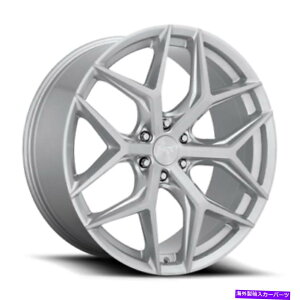 �z�C�[���@4�{�Z�b�g 24x10 m233�j�b�`�o�C�X�O���X�V���o�[�u���V�z�C�[��6x5.5�i30mm�j�Z�b�g4�̃Z�b�g 24x10 M233 Niche Vice Gloss Silver Brushed Wheels 6x5.5 (30mm) Set of 4�y���s�A���i�z