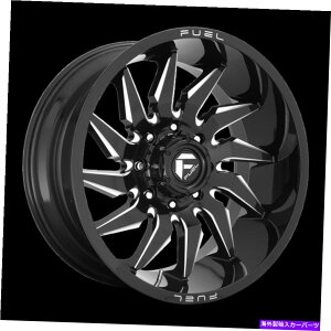 �z�C�[���@4�{�Z�b�g 24x12�R��1PC D744�Z�C�o�[�O���X�u���b�N�~�����O�z�C�[��6x135�i-44mm�j�Z�b�g4 24x12 Fuel 1pc D744 SABER Gloss Black Milled Wheel 6x135 (-44mm) Set of 4�y���s�A���i�z