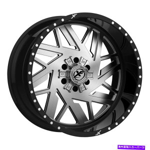 �z�C�[���@4�{�Z�b�g 24x12 XFX Flow XFX-306�u���V�ƃ~���h�z�C�[��5x5/5x5.5�i-44mm�j�Z�b�g4�Z�b�g 24x12 XFX Flow XFX-306 Brushed & Milled Wheels 5x5/5x5.5 (-44mm) Set of 4�y���s�A���i�z