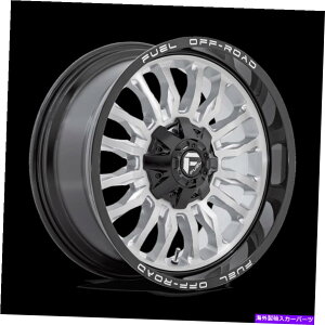 �z�C�[���@4�{�Z�b�g 22x10�R���I�t���[�hD798�A�[�N�V���o�[�u���V���������t�F�C�X�z�C�[��8x6.5�i-18mm�j�Z�b�g4 22x10 Fuel Off-Road D798 Arc Silver Brushed Face Wheels 8x6.5 (-18mm) Set of 4�y���s�A���i�z