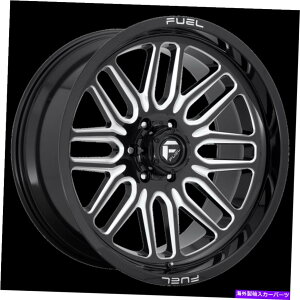 �z�C�[���@4�{�Z�b�g 22x10 Fuel 1PC D662 Ignite Gloss Black Milled Wheel 8x6.5�i-18mm�j�Z�b�g4�Z�b�g 22x10 Fuel 1pc D662 IGNITE GLOSS BLACK MILLED Wheel 8X6.5 (-18mm) Set of 4�y���s�A���i�z