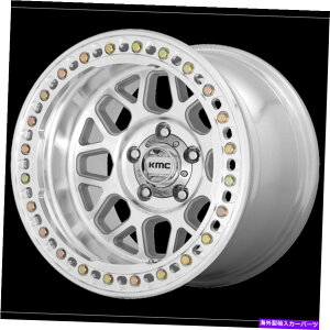 �z�C�[���@4�{�Z�b�g 20x10 kmc km235�O���l�[�h�N���[���r�[�h���b�N�}�b�n�z�C�[��5/6���O�u�����N�i-48mm�j�Z�b�g4 20x10 KMC KM235 Grenade Crawl Beadlock Mach Wheel 5/6 Lug Blank (-48mm) Set of 4�y���s�A���i�z