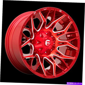 ホイール 4本セット 22x12 Fuel D771 Twitch Candy Red Milled Wheels 5x5.5/5x150(-44mm)セット4セット 22x12 Fuel D771 Twitch Candy Red Milled Wheels 5x5.5/5x150 (-44mm) Set of 4