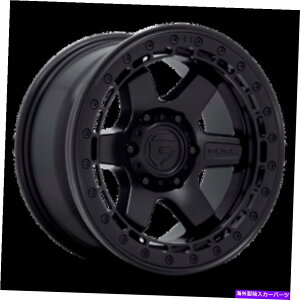 �z�C�[���@4�{�Z�b�g 17x8.5�R��1PC D122�u���b�N�r�[�h���b�N�}�b�g�u���b�N�z�C�[��6x5.5�i0mm�j�Z�b�g4 17x8.5 Fuel 1PC D122 BLOCK BEADLOCK Matte Black Wheels 6x5.5 (0mm) Set of 4�y���s�A���i�z