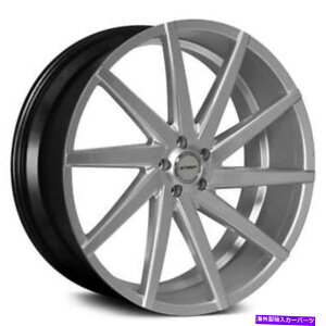 �z�C�[���@4�{�Z�b�g �i4�j22 "�X�g���_�z�C�[���Z�K�V���o�[�����iB8�j (4) 22" Strada Wheels Sega Silver Rims (B8)