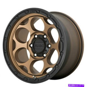 �z�C�[���@4�{�Z�b�g �i4�j18 KMC�z�C�[��KM541�_�[�e�B�n���[�u�����YW�T�e���u���b�N���b�v�I�t���[�h�iB13�j (4) 18 KMC Wheels KM541 Dirty Harry Bronze w Satin Black Lip Off Road(B13)�y���s�A���i�z