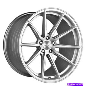 zC[@4{Zbg i4j19 "炳ꂽ߂܂zC[RFS1.1uVttFCXiB30j (4) 19" Staggered Vertini Wheels RFS1.1 Silver with Brushed Face Rims (B30)