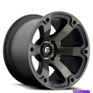 zC[@4{Zbg i4j17 "RzC[d564r[XgubN@BHꂽw_[N`gIt[hiB42j (4) 17" Fuel Wheels D564 Beast Black Machined w Dark Tint Off Road Rims (B42)