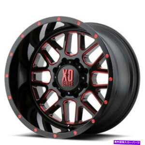 zC[@4{Zbg i4j18 "XDzC[XD820Ol[hTeubN~OW RED OFF ROADiB43j (4) 18" XD Wheels XD820 Grenade Satin Black Milled w Red Off Road (B43)