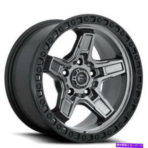 �z�C�[���@4�{�Z�b�g �i4�j17 �R���z�C�[��D698�L�b�J�[�����Y�Z���^�[W�u���b�N���b�v�I�t���[�h�����iB46�j (4) 17 Fuel Wheels D698 Kicker Anthracite Center w Black Lip Off Road Rims(B46)�y���s�A���i�z