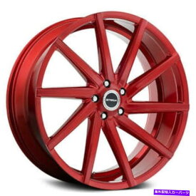ホイール　4本セット （4）20 "ストラダホイールセガキャンディレッドリム（B31） (4) 20" Strada Wheels Sega Candy Red Rims(B31)