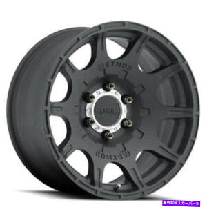 �z�C�[���@4�{�Z�b�g �i4�j18 "���\�b�h�z�C�[��MR308���[�X�g�}�b�g�u���b�N�I�t���[�h�����iB13�j (4) 18" Method Wheels MR308 Roost Matte Black Off Road Rims (B13)