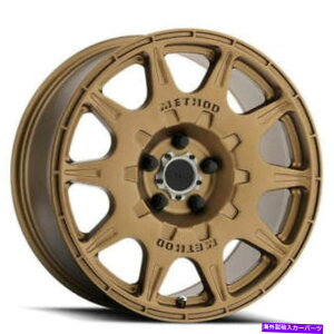 �z�C�[���@4�{�Z�b�g �i4�j17 "���\�b�h�z�C�[��MR502�����[�u�����Y�I�t���[�h�����iB10�j (4) 17" Method Wheels MR502 Rally Bronze Off Road Rims (B10)