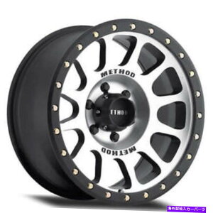 zC[@4{Zbg i4j16 "\bhzC[MR305 NV}bgubN@BHʂ瓹HiB4j (4) 16" Method Wheels MR305 NV Matte Black Machined Face Off Road Rims (B4)