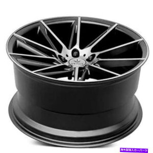 �z�C�[���@4�{�Z�b�g �i4�j19 Verde Wheels V25�ʎq�T�e���u���b�N�@�B���H�����iB44�j (4) 19 Verde Wheels V25 Quantum Satin Black Machined Rims(B44)�y���s�A���i�z