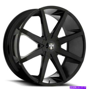 �z�C�[���@4�{�Z�b�g �i4�j20 "�_�u�z�C�[���v�b�V��S110�O���X�u���b�N�����iB46�j (4) 20" Dub Wheels Push S110 Gloss Black Rims(B46)
