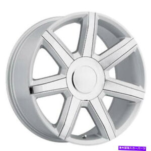 zC[@4{Zbg i4j22 "LfbNGXJ[hzC[FR 56Vo[tN[OEMvJiB3j (4) 22" Cadillac Escalade Luxury Wheels FR 56 Silver with Chrome OEM Replica(B3)
