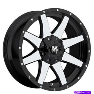 zC[@4{Zbg i4j20x9It[hX^[zC[M08}bgubN@BHiB43j (4) 20x9 Off Road Monster Wheels M08 Matte Black Machined Rims (B43)