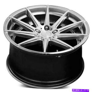 zC[@4{Zbg i4j20 "炳ꂽFfzC[v20CVOjAVo[@BHiB45j (4) 20" Staggered Verde Wheels V20 Insignia Silver Machined Rims(B45)