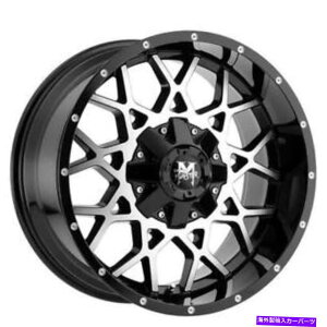 zC[@4{Zbg i4j20 "It[hX^[zC[M14}bgubN@BHiB45j (4) 20" Off Road Monster Wheels M14 Matte Black Machined Rims(B45)
