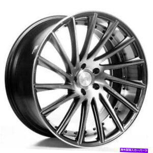 �z�C�[���@4�{�Z�b�g �i4�j22 �X�e�B�K�[�h���[�h�t�H�[�X�z�C�[��RF16�K�����^�������iB16�j (4) 22 Staggered Road Force Wheels RF16 Gun Metal Rims (B16)�y���s�A���i�z