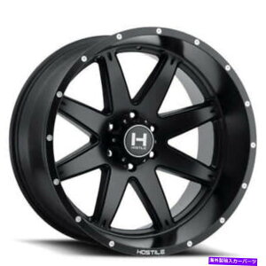 �z�C�[���@4�{�Z�b�g �i4�j20x10�G�ΓI�ȃz�C�[���A���t�@�A�X�t�@���g�i�T�e���u���b�N�j���H�iB16�j (4) 20x10 Hostile Wheels Alpha Asphalt (Satin Black) Off Road (B16)�y���s�A���i�z