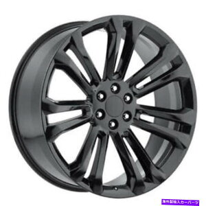�z�C�[���@4�{�Z�b�g �i4�j24 "GMC�z�C�[��FR 55�O���X�u���b�NOEM���v���J�����iB55�j (4) 24" GMC Wheels FR 55 Gloss Black OEM Replica Rims(B55)